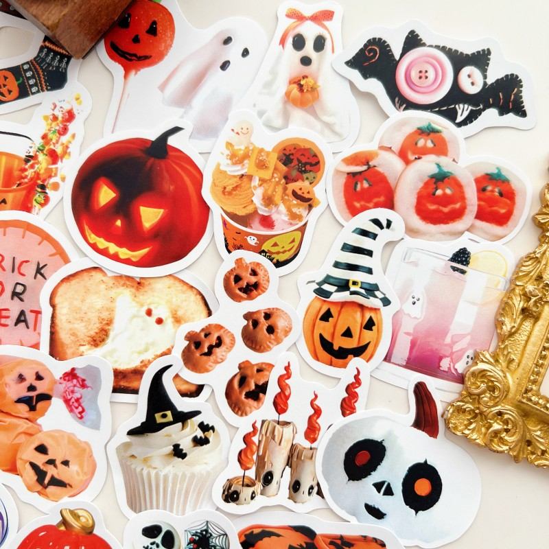 Spooky Treats Sticker 50PCS