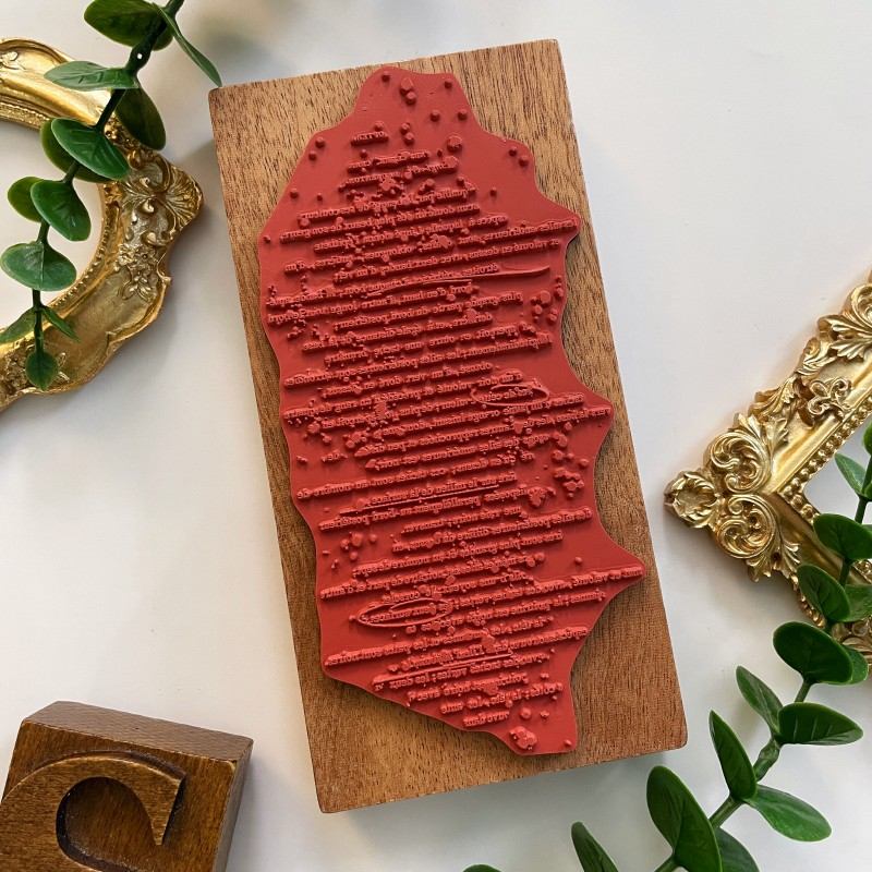 English Core Rubber Stamp