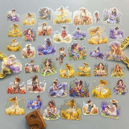 Flower Maiden Sticker 40PCS