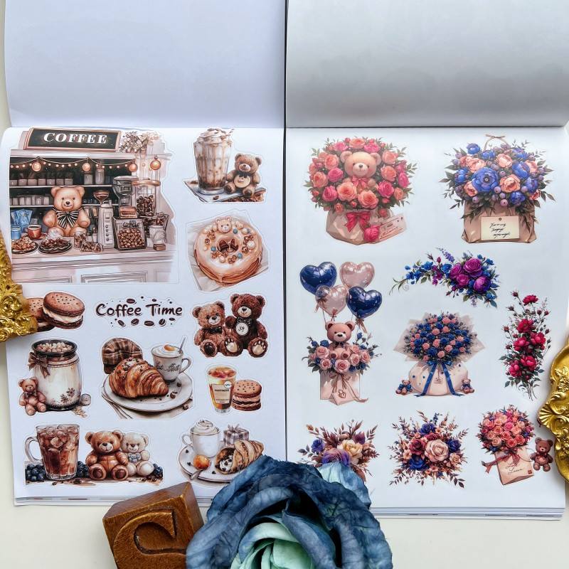 Maiden's Heart Sticker Book 20Sheets