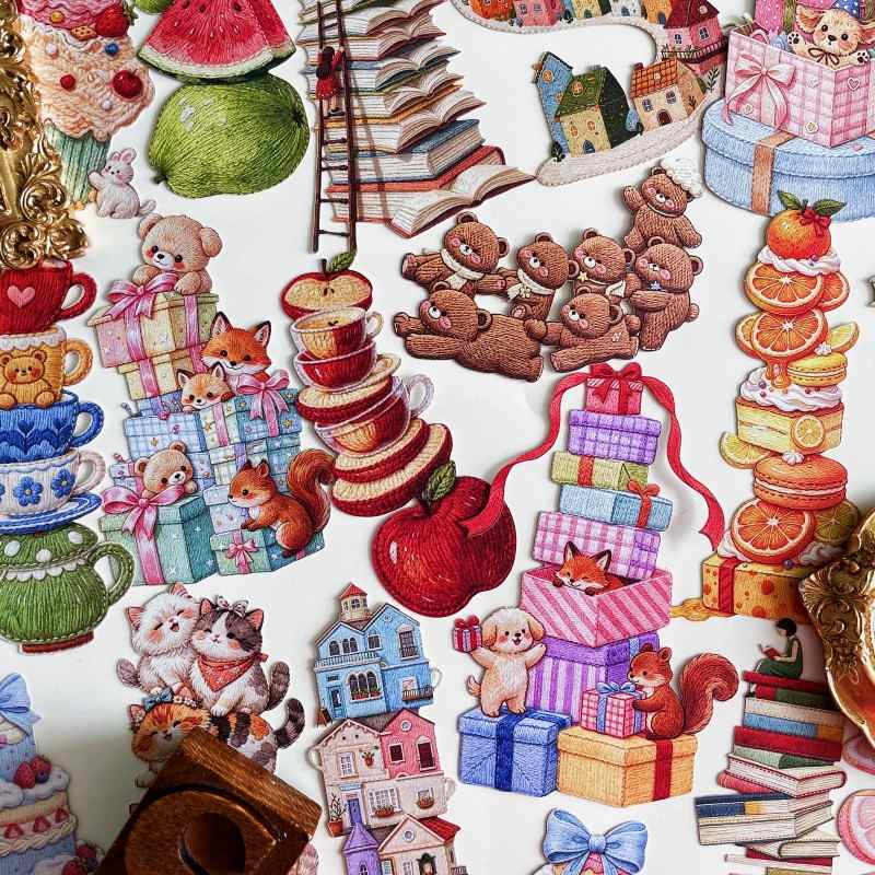 Threaded Looming Fun Sticker 36PCS