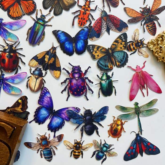 Insect Collector Sticker 100PCS