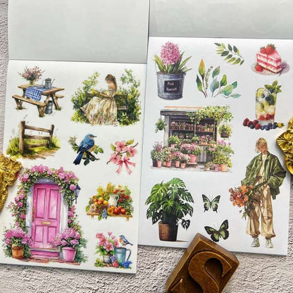 Spring Vibes Sticker Book 20Sheets