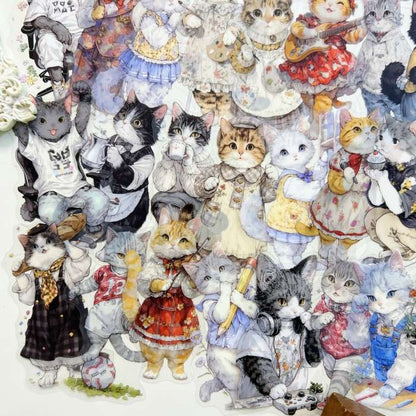 Cat Society Sticker 60PCS