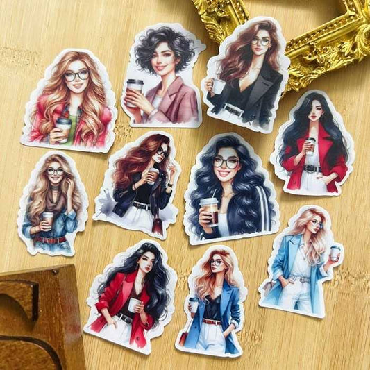 Stylish Sips Sticker 20PCS