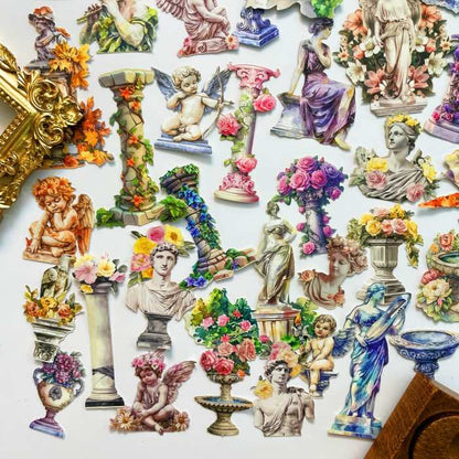 Roman Garden Sticker 90PCS