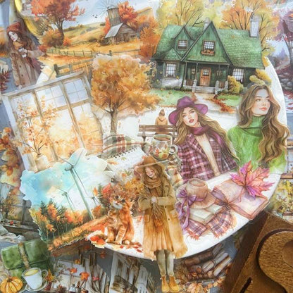 Autumn Diaries Sticker 100PCS