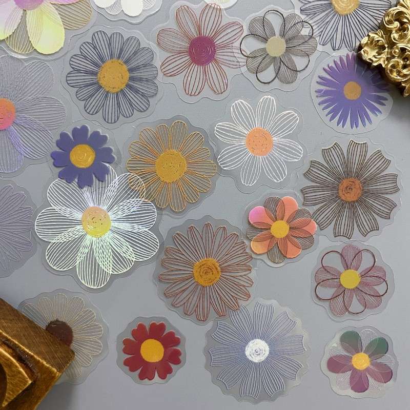 Velvet Sticker 60PCS