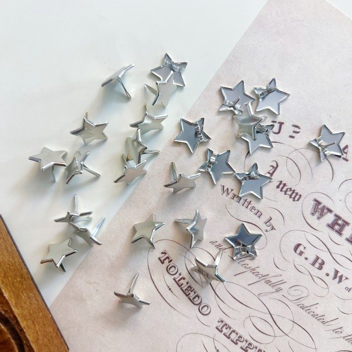 Silver Star Paper Fasteners 25PCS