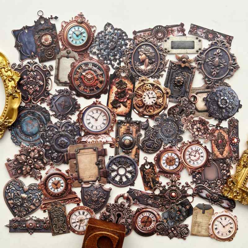 Ironwork Fragments Sticker 50PCS