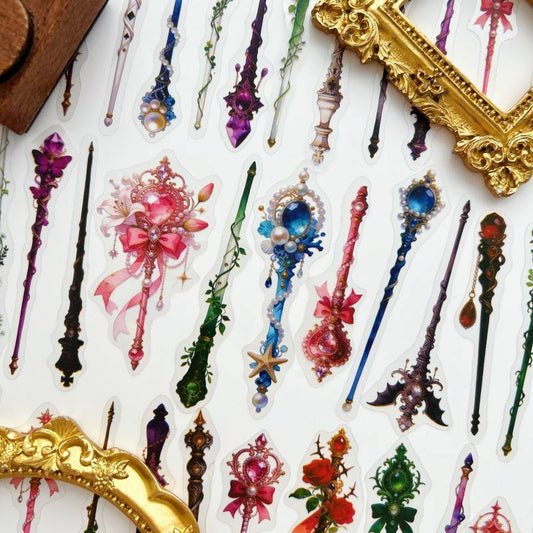 Arcane Staff Sticker 48PCS