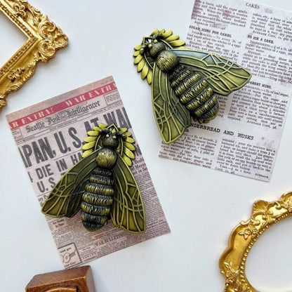Moth Wing Brass Paper Clip