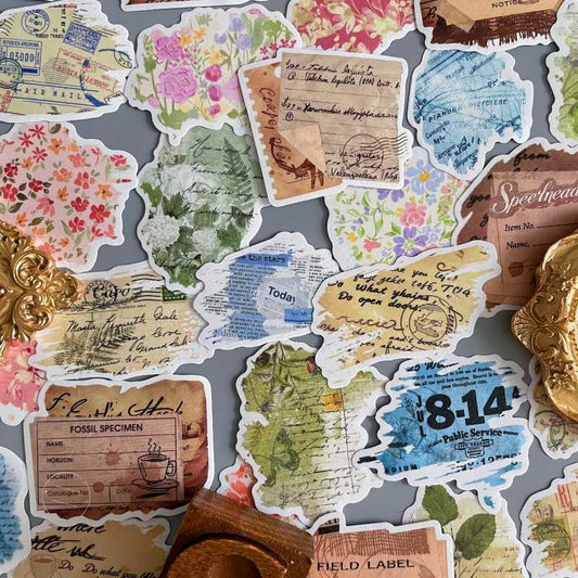 Stained Notes Sticker 75PCS