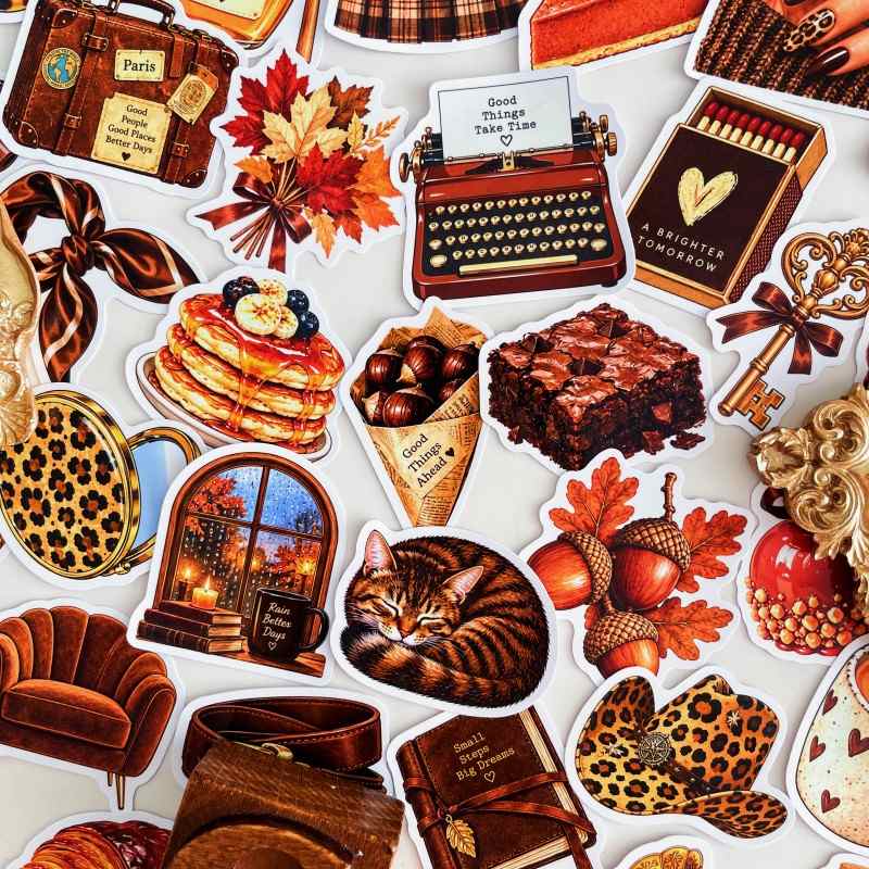 Caramel Crush Sticker 50PCS