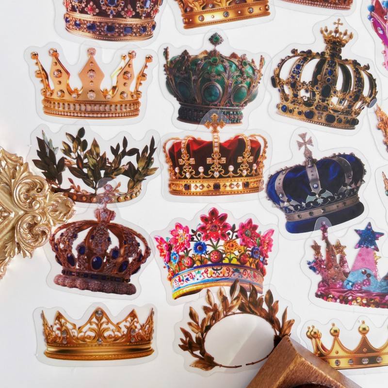 Crown Sticker 48PCS