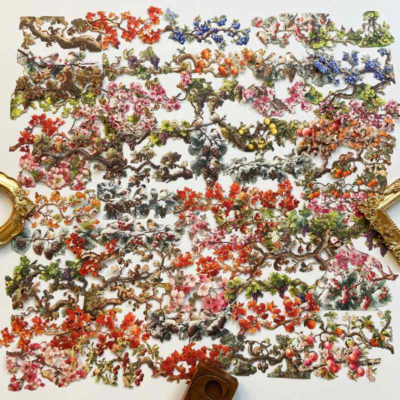 Foliage Seasons Sticker 60PCS