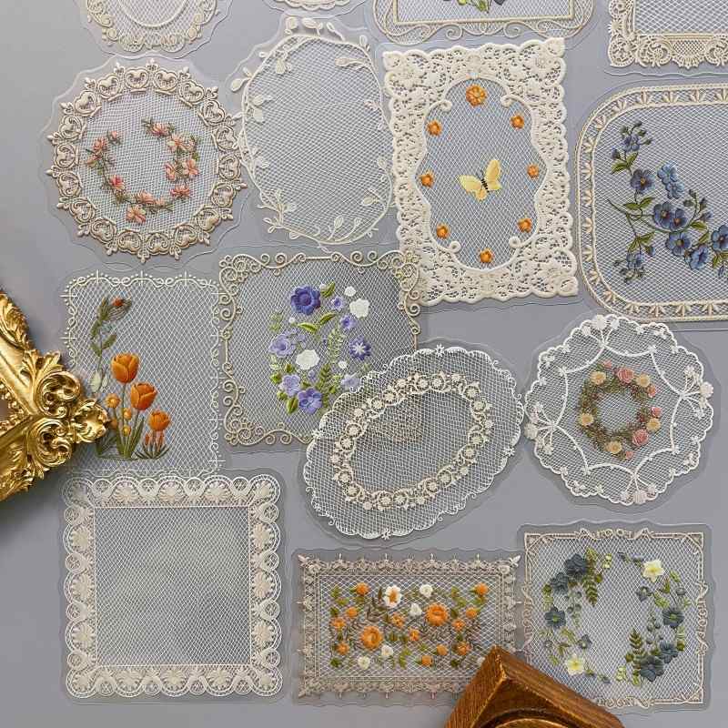 Glazed Tulle Sticker 40PCS