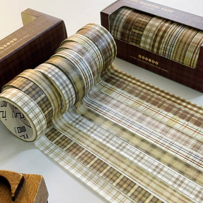 Plaid Addiction Washi Tape Set