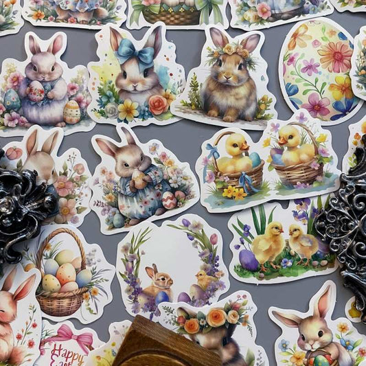 Bunny Egg Sticker 50PCS