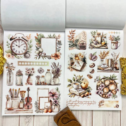 Watercolor Inspiration Sticker Book 20Sheets