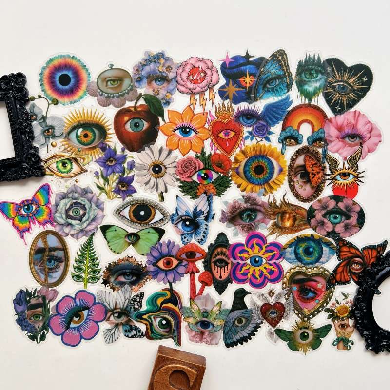 Eye Mystic Sticker 50PCS