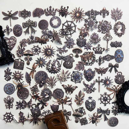 Aged Bronze Sticker 100PCS