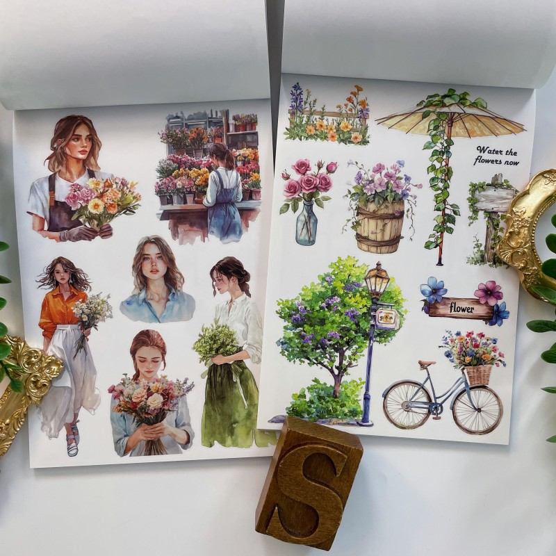 Florist's Dream Sticker Book 20Sheets