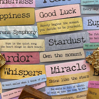 Tiny Letter Sticker 50PCS