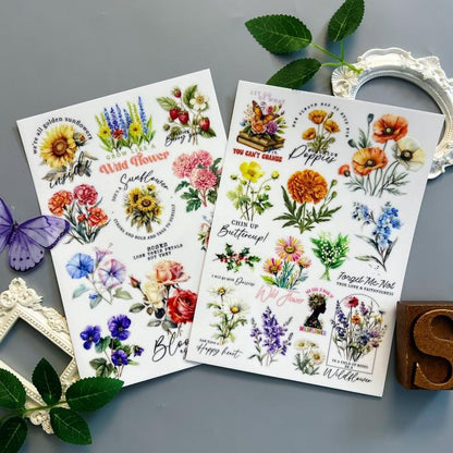 Wildflower Transfer Sticker
