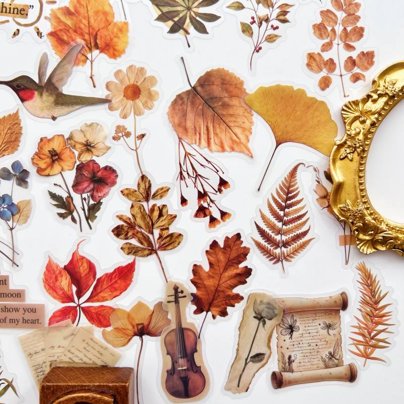 Literary Garden Sticker 50PCS
