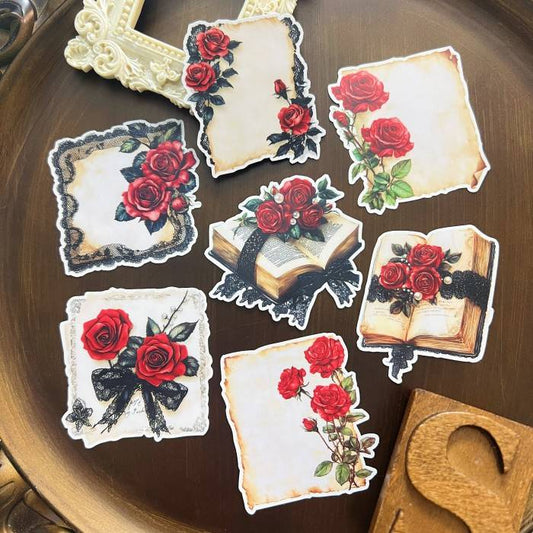 Vintage Romance Sticker 13PCS | ML