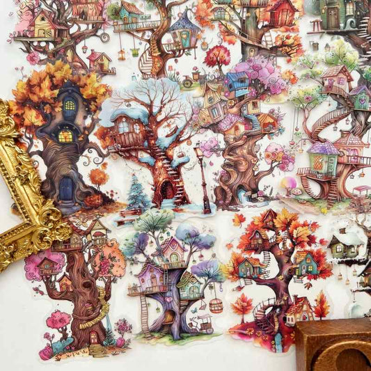 Treehouse Utopia Sticker 24PCS