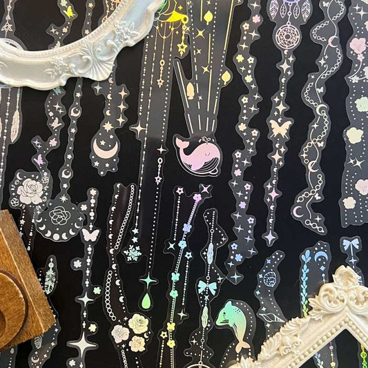 Moonlit Tidal Night Sticker 40PCS