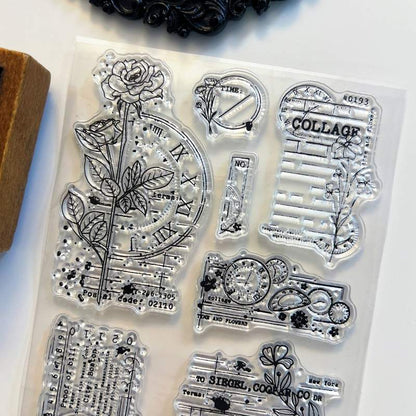 Clock Alarm Clear Stamp