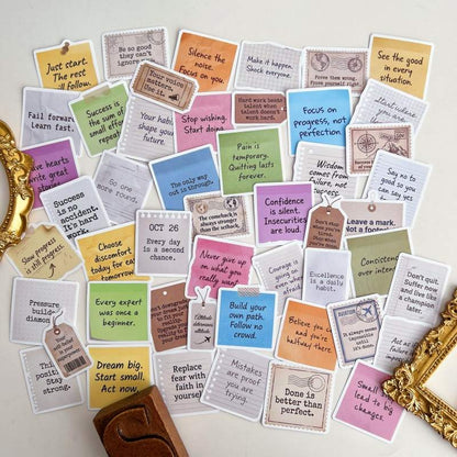 Ticket Script Sticker 50PCS