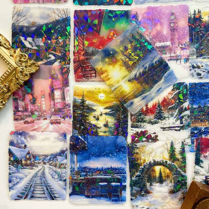 Muted Snow Sticker 60PCS