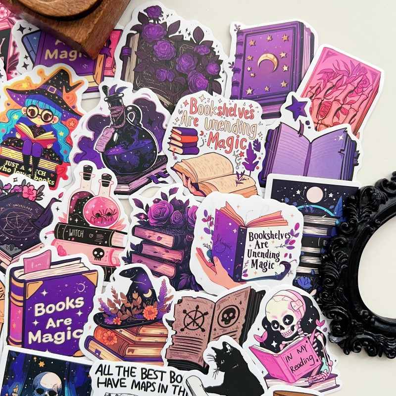 Bookish Witch Sticker 50PCS