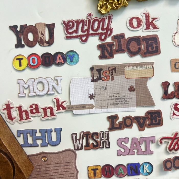 Patch Letters Sticker 25PCS
