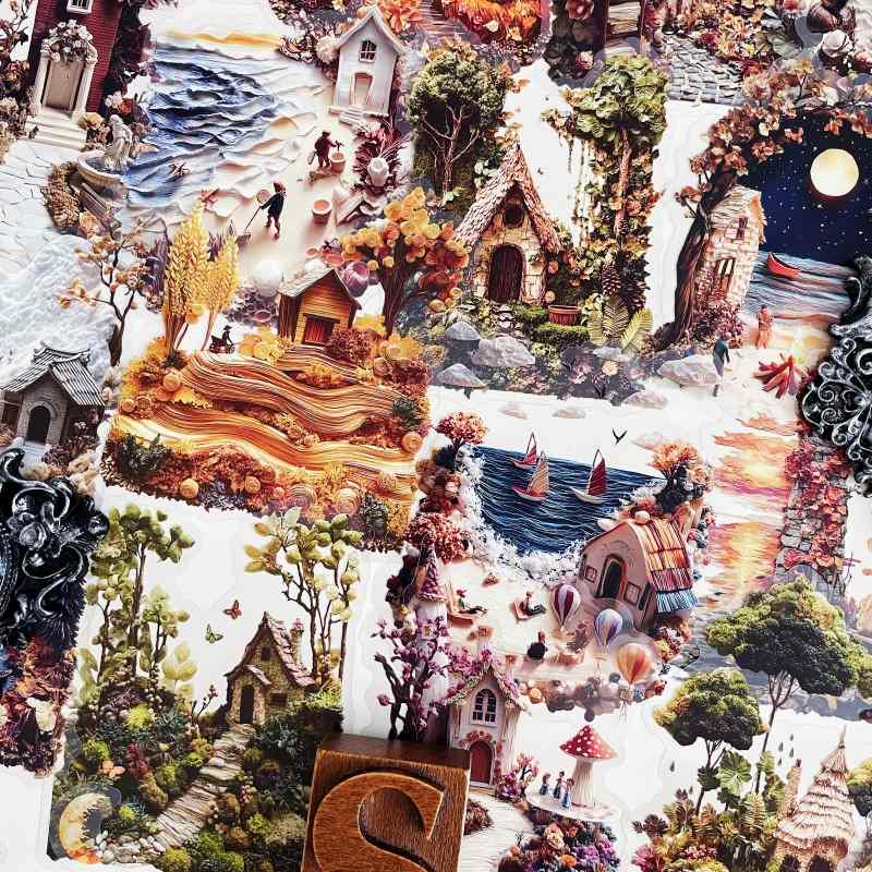 Natural Scenery Sticker 30PCS