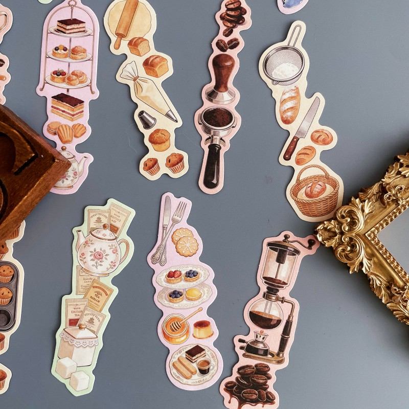 Coffee & Pastry Sticker 20PCS