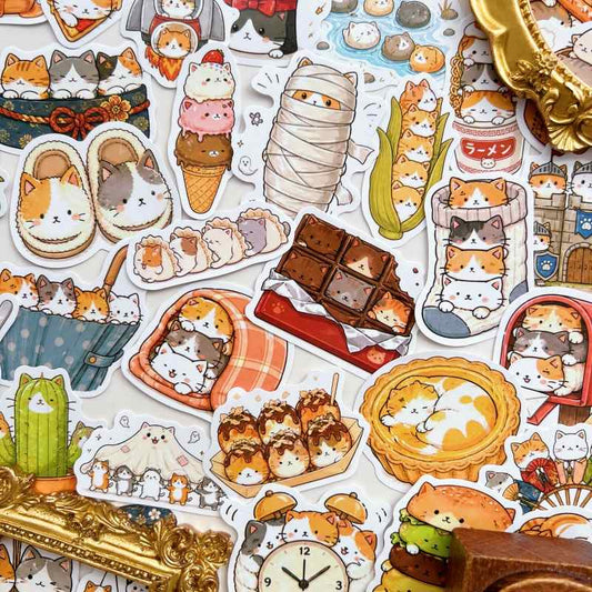 Stack Kitten Sticker 50PCS