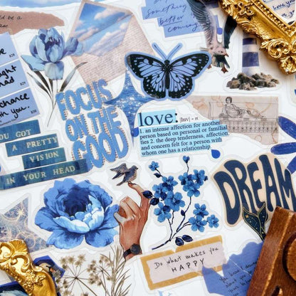 Blue Muse Sticker 50PCS