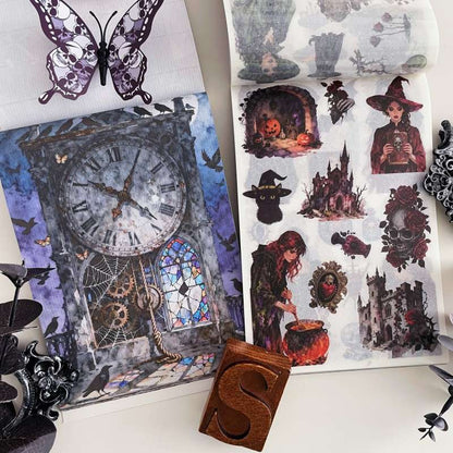 Gothic Diary Washi Sticker Book 50Sheets