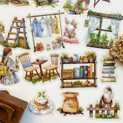 Life Observation Diary Sticker 45PCS