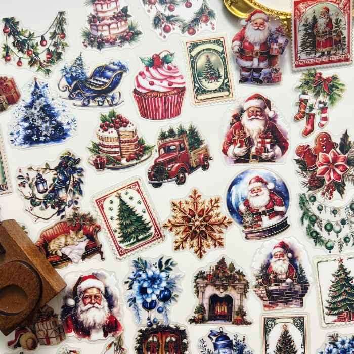 Enchanted Christmas Eve Sticker 60PCS