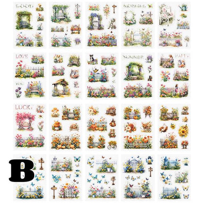 My Secret Garden Sticker Book 20PCS