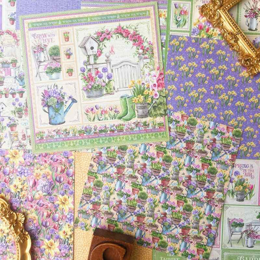 Love Growth Collage Paper 12Sheets