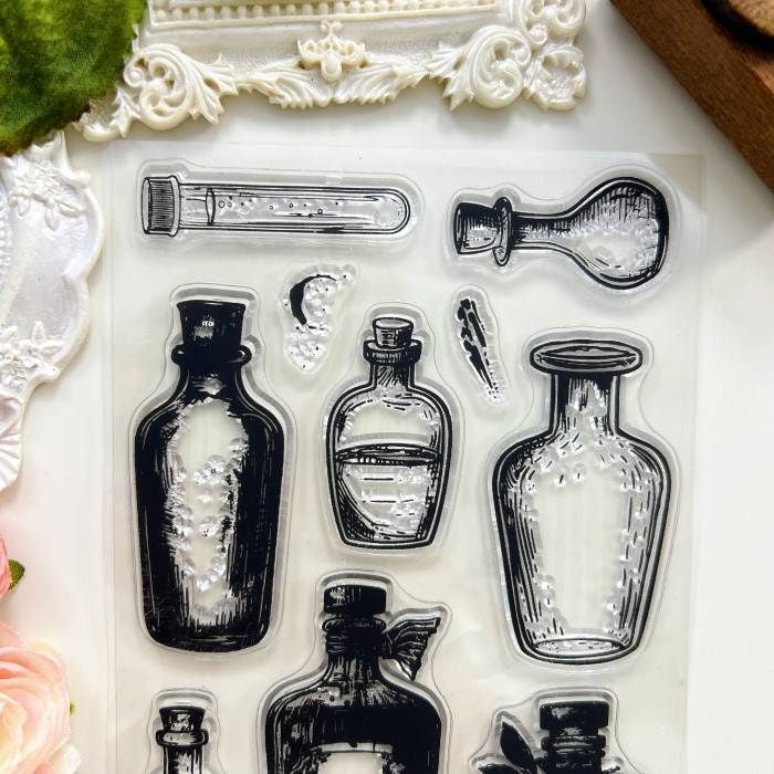 Storage Bottle Clear Stamp