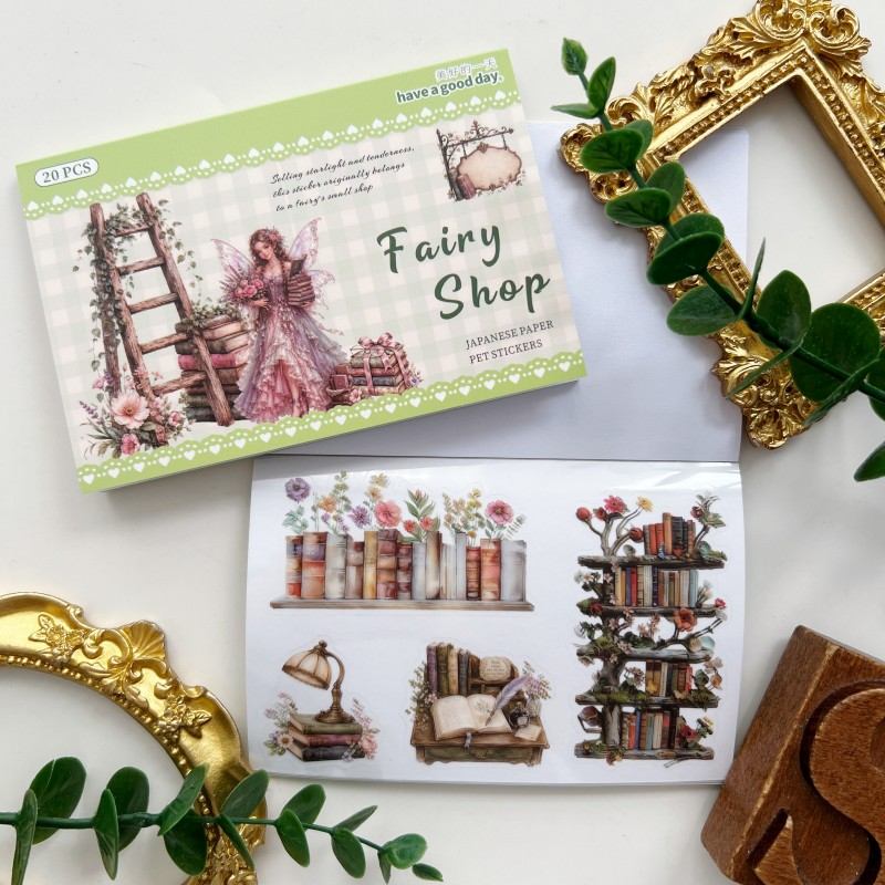 Fairy Bookshop Sticker Book 20Sheets