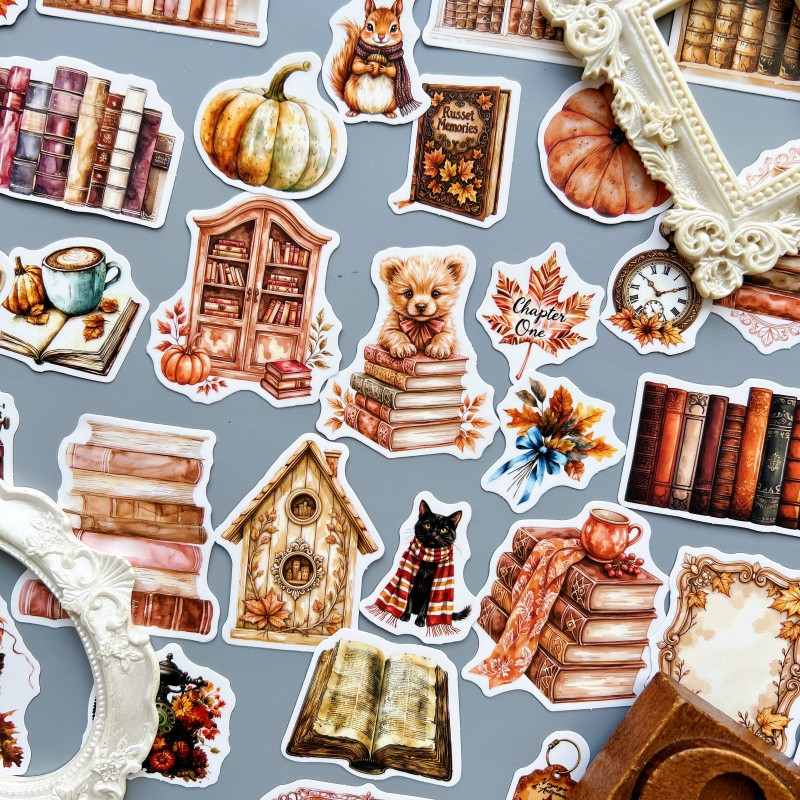 Warm Reading Days Sticker 50PCS